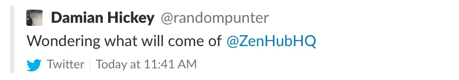 Wondering what will come to ZenHub tweet