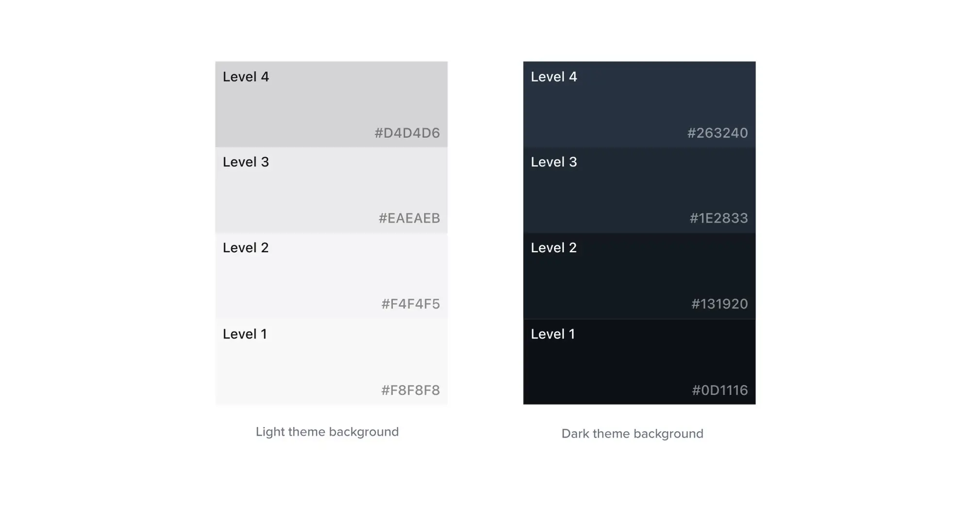 Images of the ZenHub color gradients for both light and dark mode.